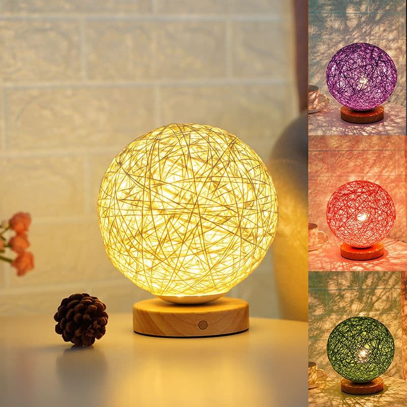 image-Sepak Takraw LED Night Light Creative Starry Sky Children Gift Usb Table Lamp Bedroom Bedside