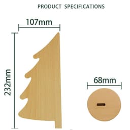 image-Hot Sale Christmas Tree Light Wooden Folding Led Colorful Table Lamp