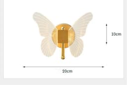 image-Butterfly Wall Lamp Light Luxury Bedside Warm Decoration