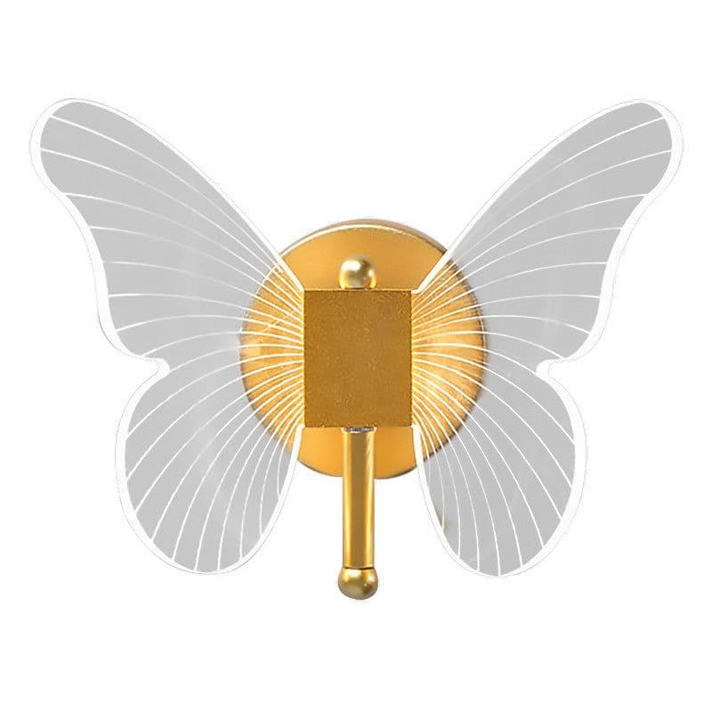 image-Butterfly Wall Lamp Light Luxury Bedside Warm Decoration