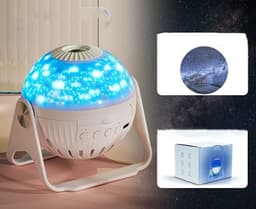 image-Galaxy Projector Starry Sky Projection Bedroom Bedside Decoration Night Light