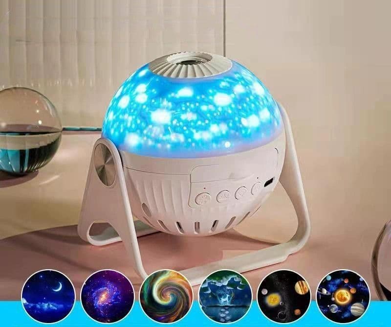 image-Galaxy Projector Starry Sky Projection Bedroom Bedside Decoration Night Light