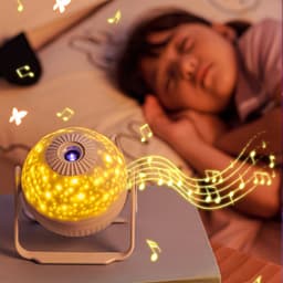 image-Galaxy Projector Starry Sky Projection Bedroom Bedside Decoration Night Light