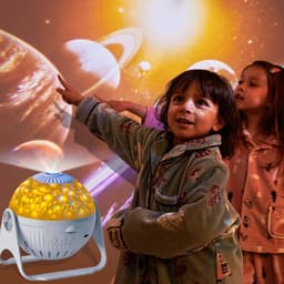 image-Galaxy Projector Starry Sky Projection Bedroom Bedside Decoration Night Light