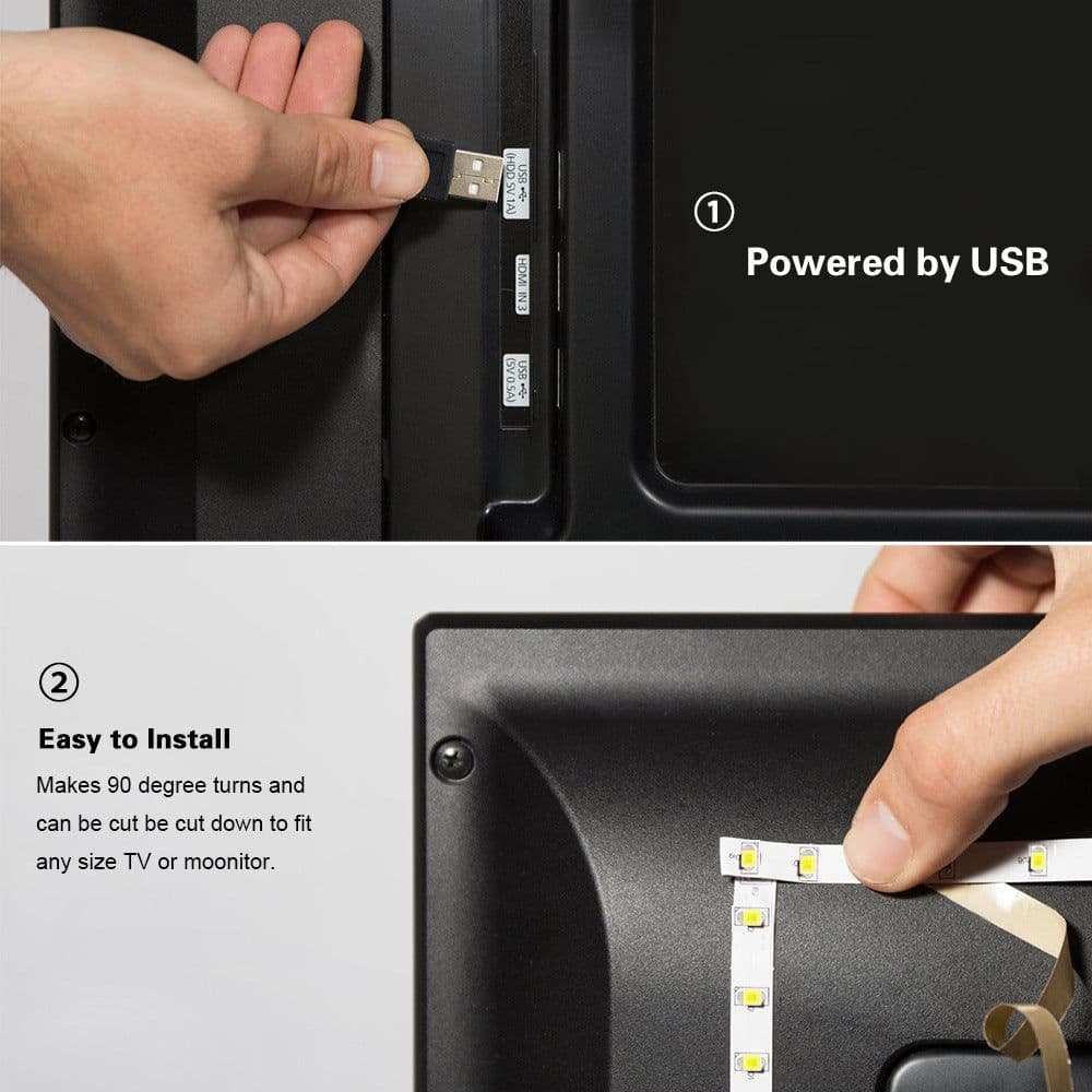 image-Led Lights With Infrared TV Background Backlight Decoration