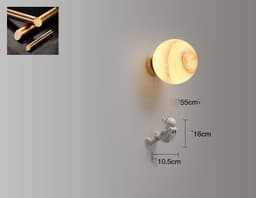 image-Space Astronaut Children's Room Bedside Cartoon Background Wall Bedroom Wall Lamp