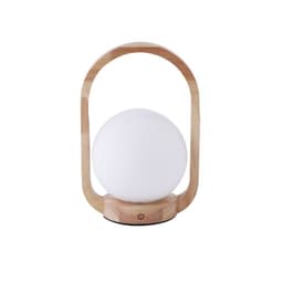 image-Dimmable Bedroom Bedside Glass Portable Table Lamp