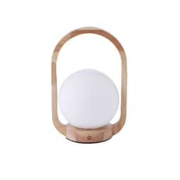 image-Dimmable Bedroom Bedside Glass Portable Table Lamp