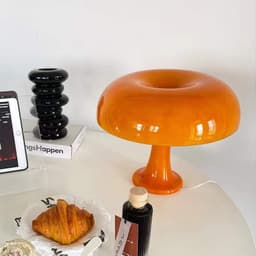 image-Nordic Retro Light Luxury Mushroom Decorative Lamp