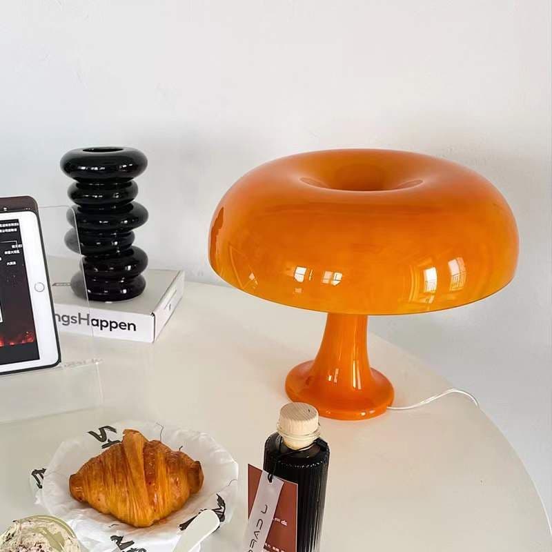 image-Nordic Retro Light Luxury Mushroom Decorative Lamp