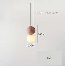 image-Nordic Ins Modern Cement Terrazzo Small Chandelier Restaurant Bar