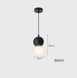 image-Nordic Ins Modern Cement Terrazzo Small Chandelier Restaurant Bar