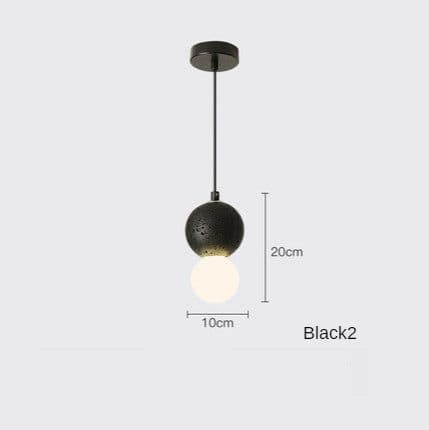 image-Nordic Ins Modern Cement Terrazzo Small Chandelier Restaurant Bar
