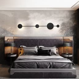 image-Nordic Modern Minimalist Living Room Background Wall Decoration Wall Lamp