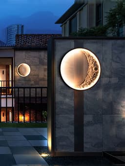 image-Villa Indoor And Outdoor Terrace Garden Landscape Exterior Wall Lamp