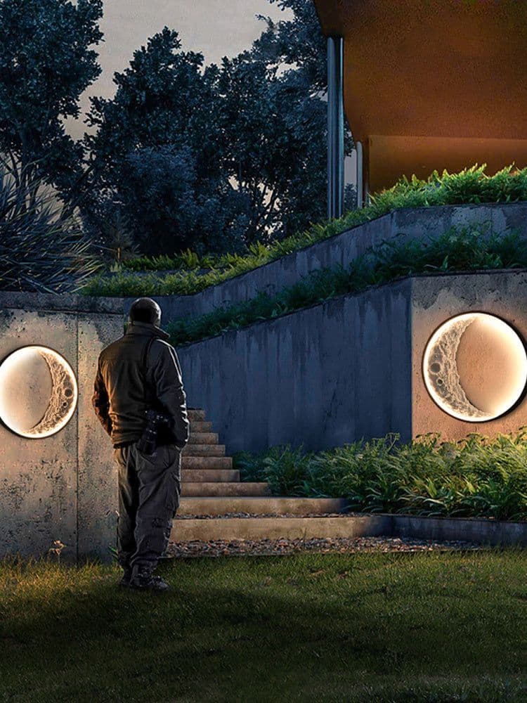 image-Villa Indoor And Outdoor Terrace Garden Landscape Exterior Wall Lamp