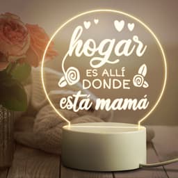 image-Suitable For Mommy Birthday LED Night Light Warm Bedside Decoration