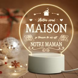 image-Suitable For Mommy Birthday LED Night Light Warm Bedside Decoration