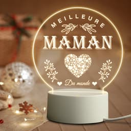 image-Suitable For Mommy Birthday LED Night Light Warm Bedside Decoration