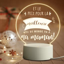 image-Suitable For Mommy Birthday LED Night Light Warm Bedside Decoration