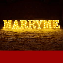 image-Led Letter Lights Happy Birthday Confession Proposal Arrangement