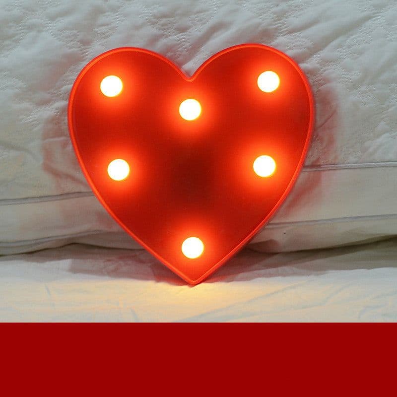 image-Led Letter Lights Happy Birthday Confession Proposal Arrangement