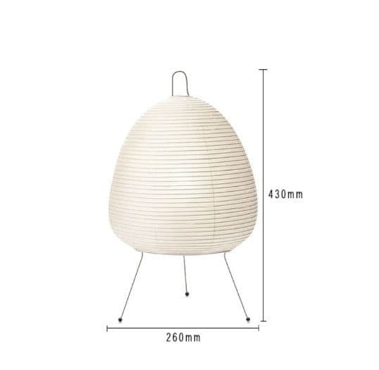 image-Japanese Style Rice Paper Living Room Bedroom Nordic Decorative Table Lamp