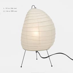image-Japanese Style Rice Paper Living Room Bedroom Nordic Decorative Table Lamp
