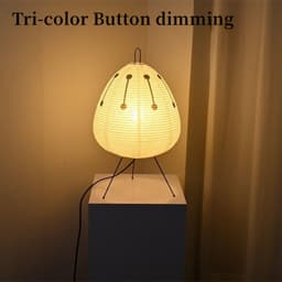image-Japanese Style Rice Paper Living Room Bedroom Nordic Decorative Table Lamp