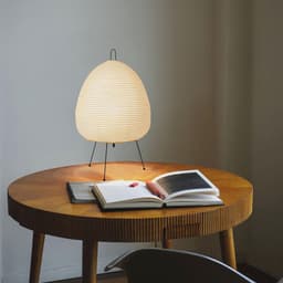 image-Japanese Style Rice Paper Living Room Bedroom Nordic Decorative Table Lamp