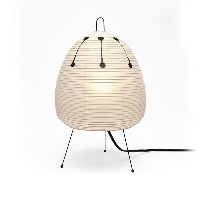 image-Japanese Style Rice Paper Living Room Bedroom Nordic Decorative Table Lamp