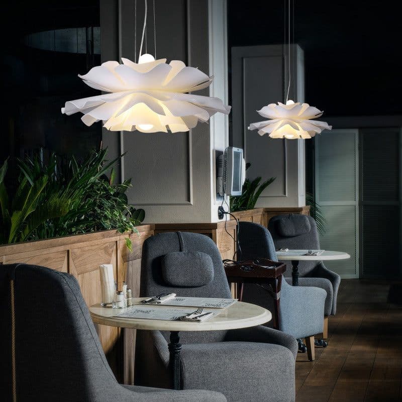 image-Nordic Creative Restaurant Modern Minimalist Flower Lamps