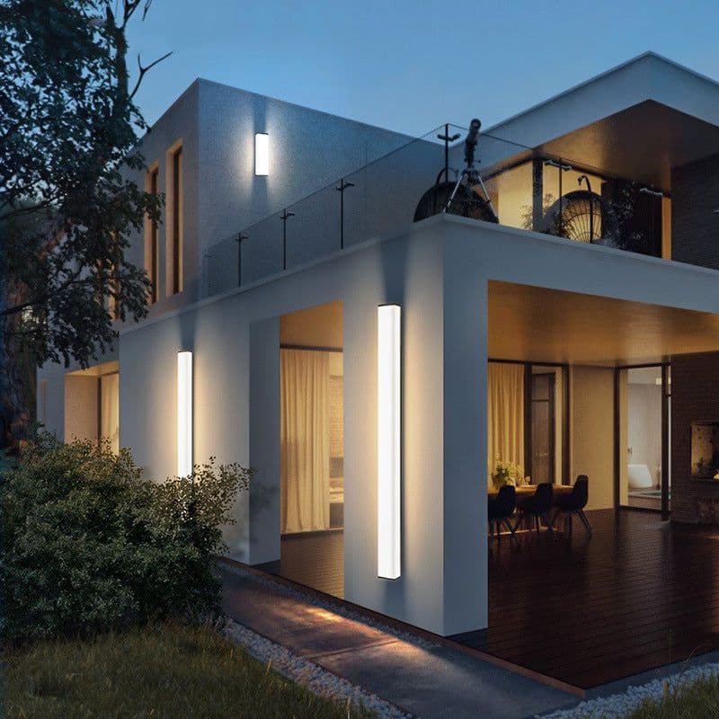 image-Home Outdoor Waterproof Long Strip Outdoor Wall Light