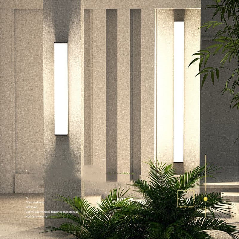 image-Home Outdoor Waterproof Long Strip Outdoor Wall Light