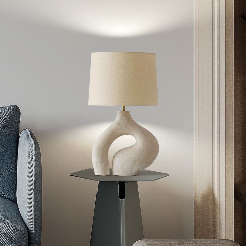 image-Modern Minimalist Creative Living Room Table Lamp Nordic Fabric
