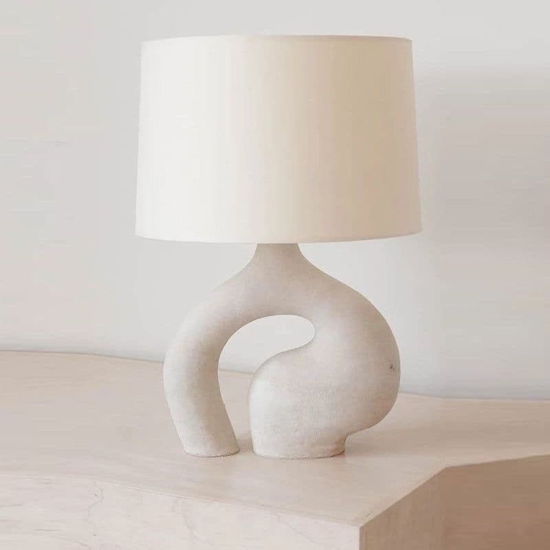 image-Modern Minimalist Creative Living Room Table Lamp Nordic Fabric