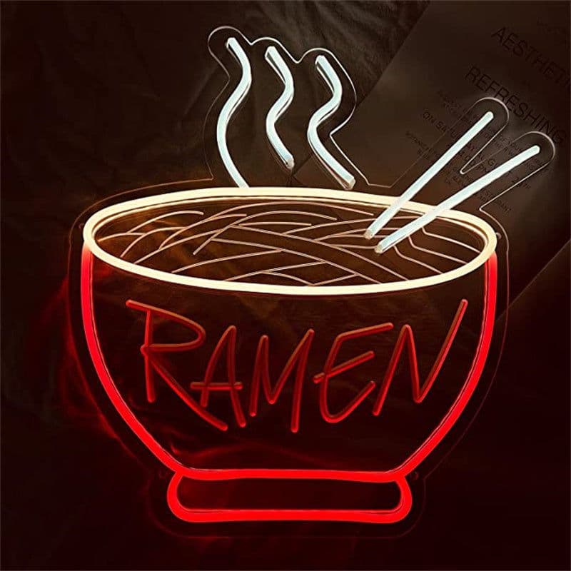 image-Creative Shape Noodle Background Wall LED Light