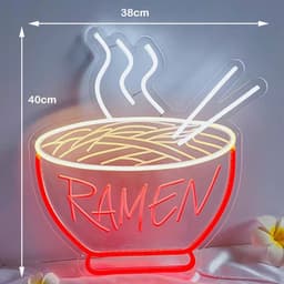 image-Creative Shape Noodle Background Wall LED Light