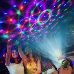image-Disco Party Lights Strobe LED DJ Ball Sound Activated Bulb Dance Lamp Decoration