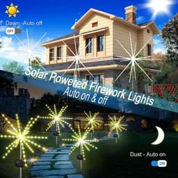 image-Solar Meteor Shower Marquee Fireworks Lights