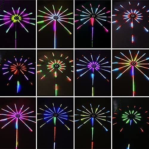 image-Firework Lights LED Strip Music Sound Sync Color Changing Remote Control LED Firework Light For Room Party