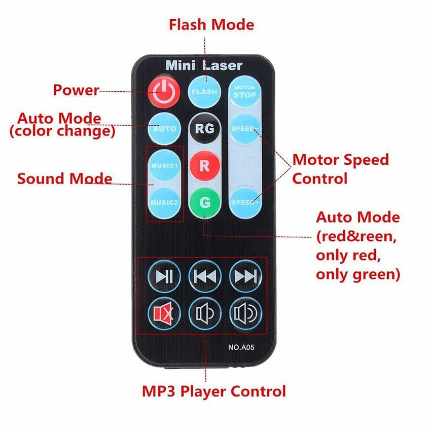image-KTV Laser Home Bouncer Laser Colorful Lights