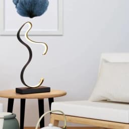 image-Postmodern Minimalist Shaped Table Lamp Romantic Bedroom
