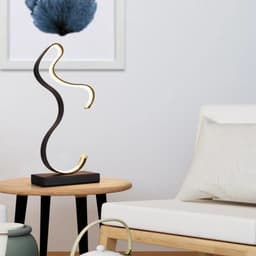 image-Postmodern Minimalist Shaped Table Lamp Romantic Bedroom