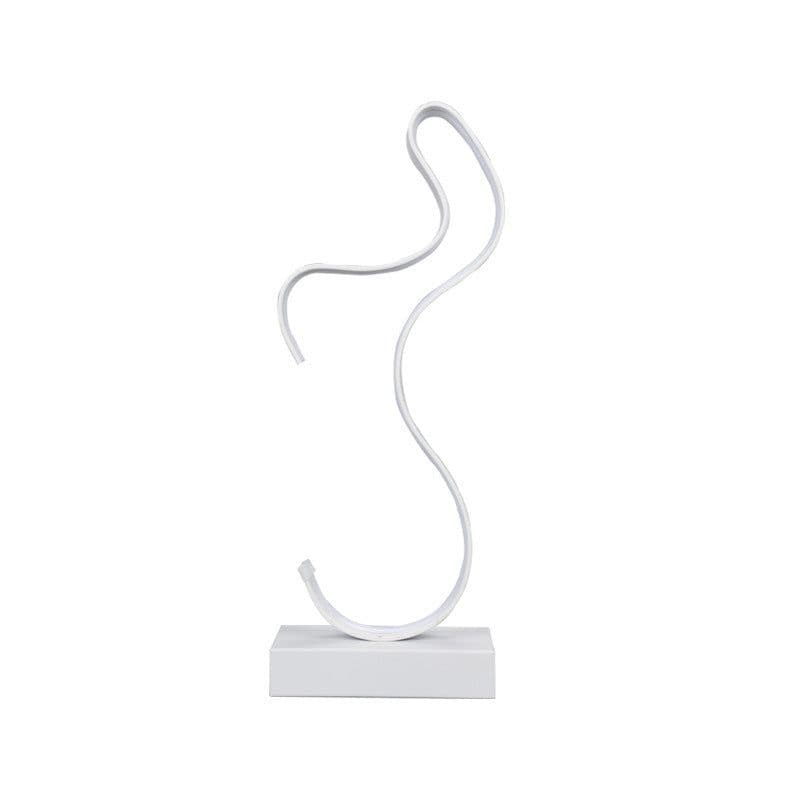 image-Postmodern Minimalist Shaped Table Lamp Romantic Bedroom