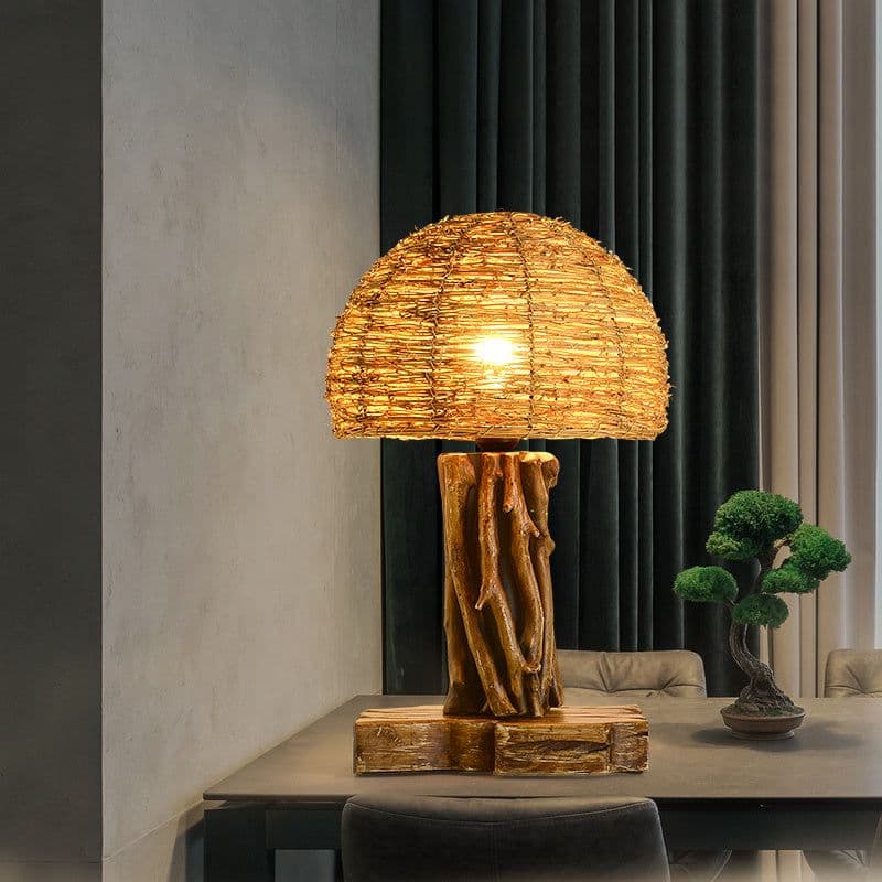 image-Rustic Retro Nostalgic Rattan Living Room Bedroom