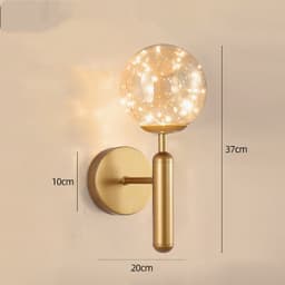 image-Light Luxury Crystal Transparent Creative Bedside Lamps