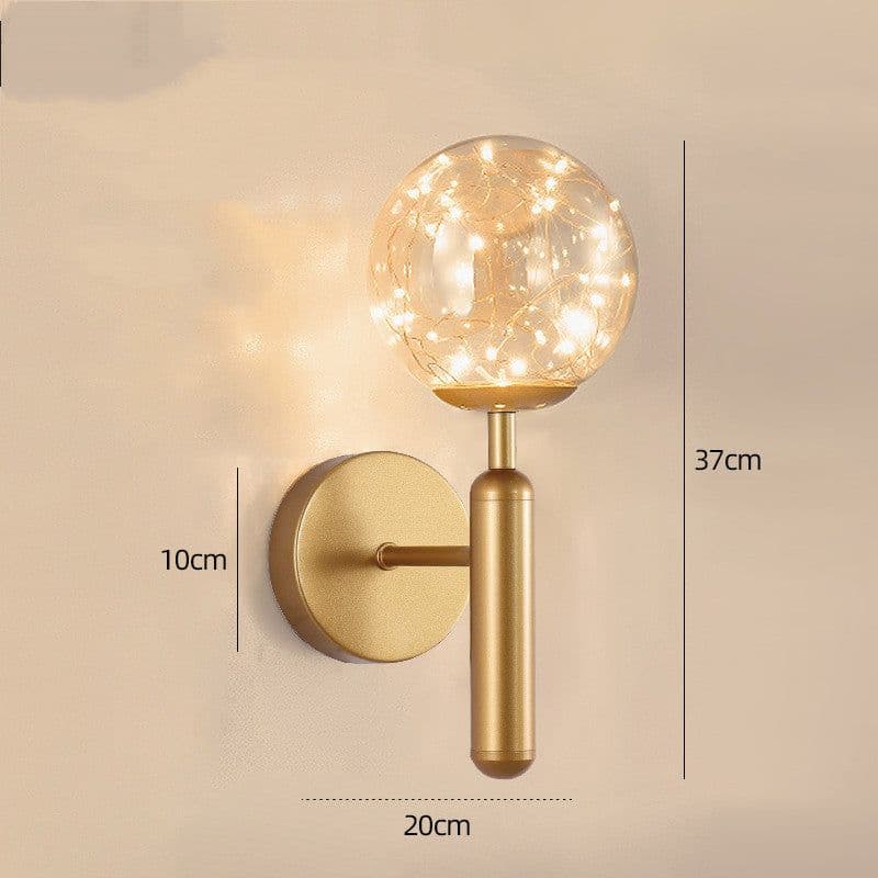 image-Light Luxury Crystal Transparent Creative Bedside Lamps
