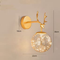 image-Light Luxury Crystal Transparent Creative Bedside Lamps