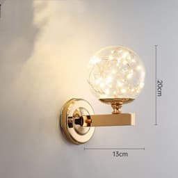 image-Light Luxury Crystal Transparent Creative Bedside Lamps